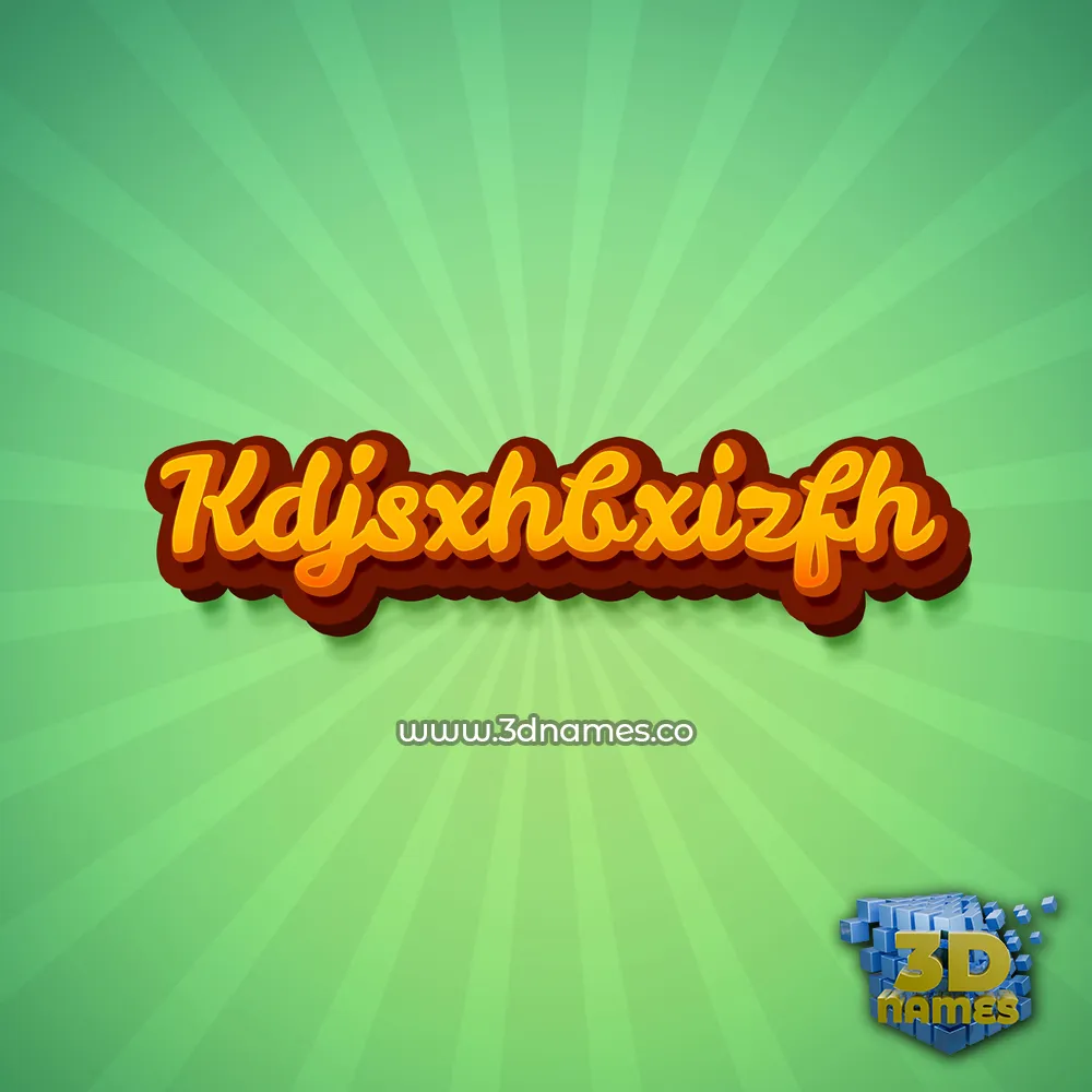 kdjsxhbxizfh in Green Rays style - 3D name wallpaper