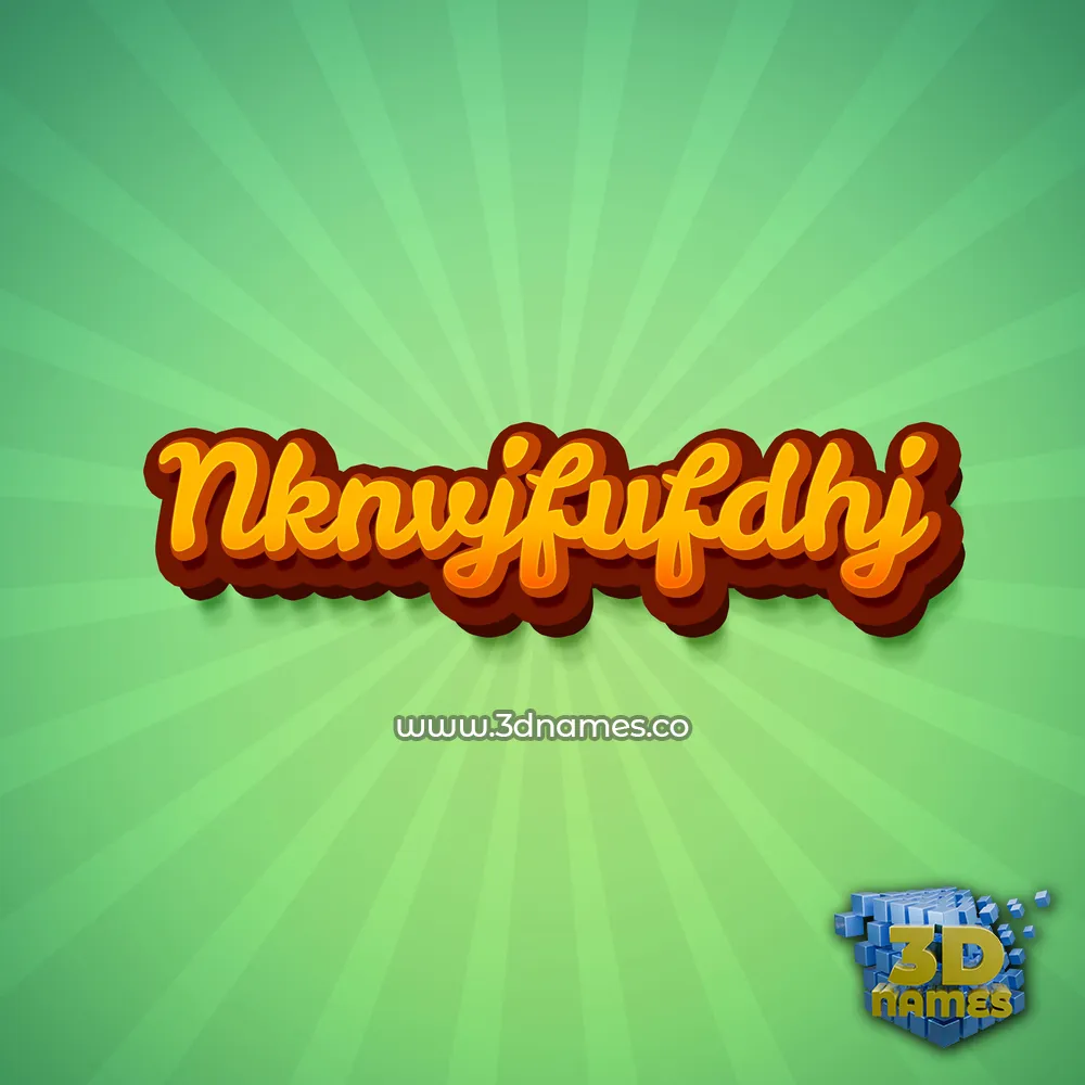 nknvjfufdhj in Green Rays style - 3D name wallpaper
