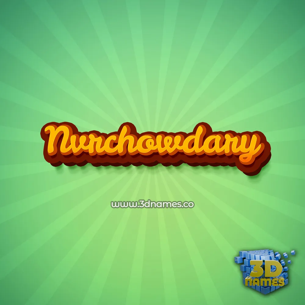nvrchowdary in Green Rays style - 3D name wallpaper