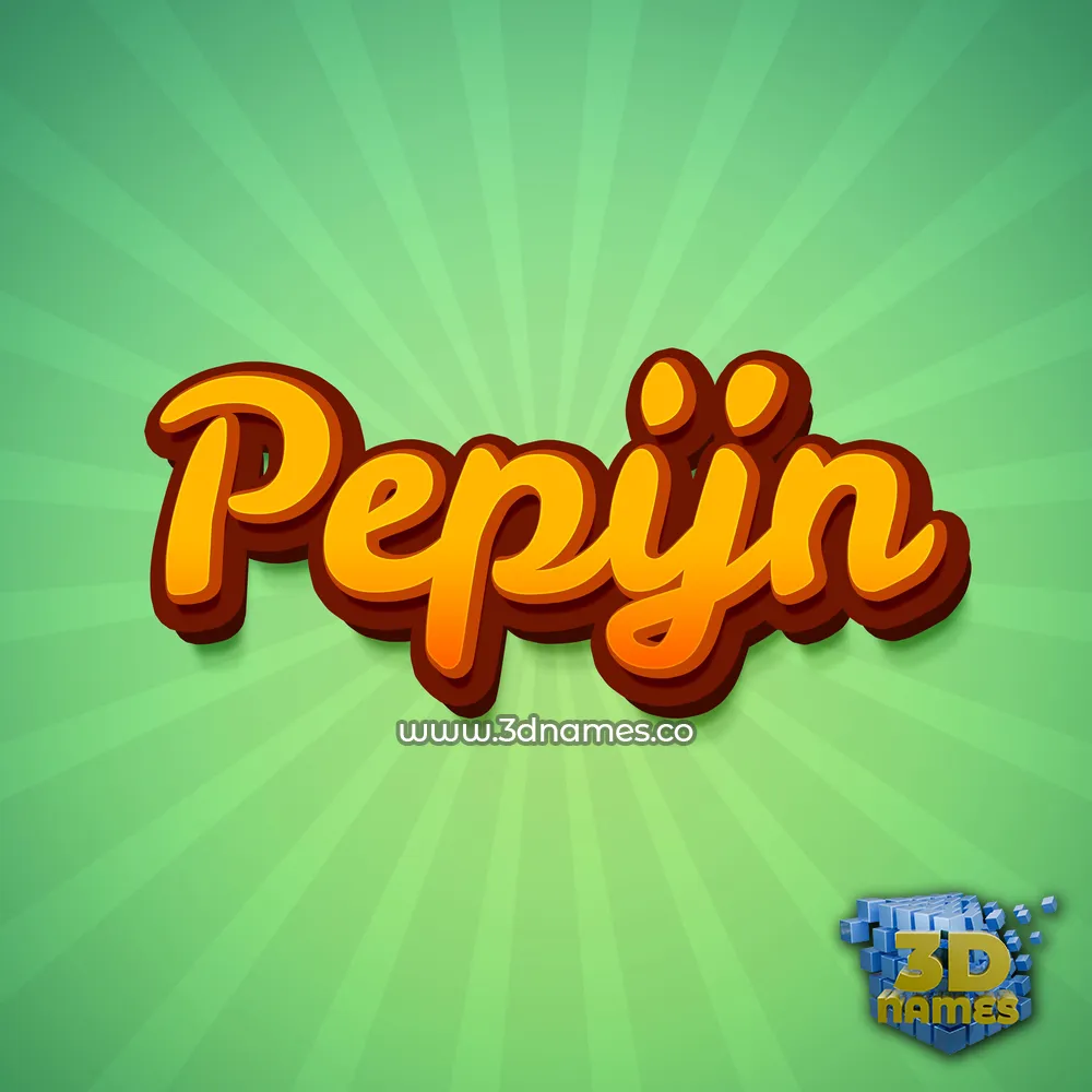 pepijn in Green Rays style - 3D name wallpaper