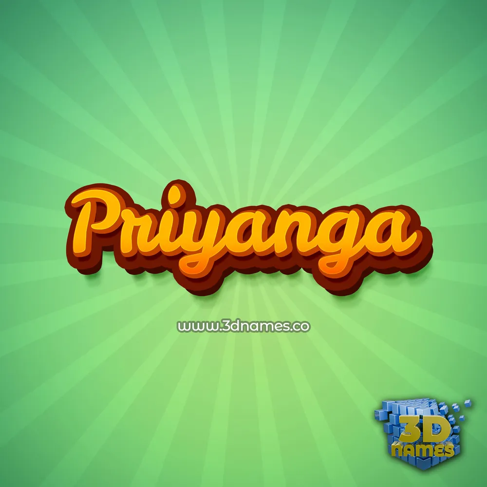 priyanga in Green Rays style - 3D name wallpaper