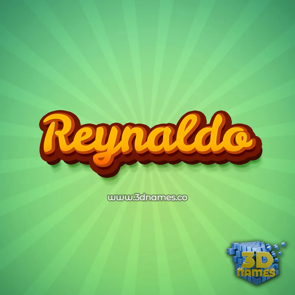 reynaldo in Green Rays style - 3D name wallpaper