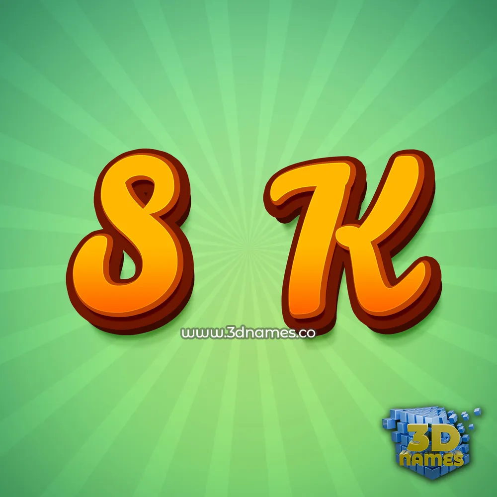 s k in Green Rays style - 3D name wallpaper