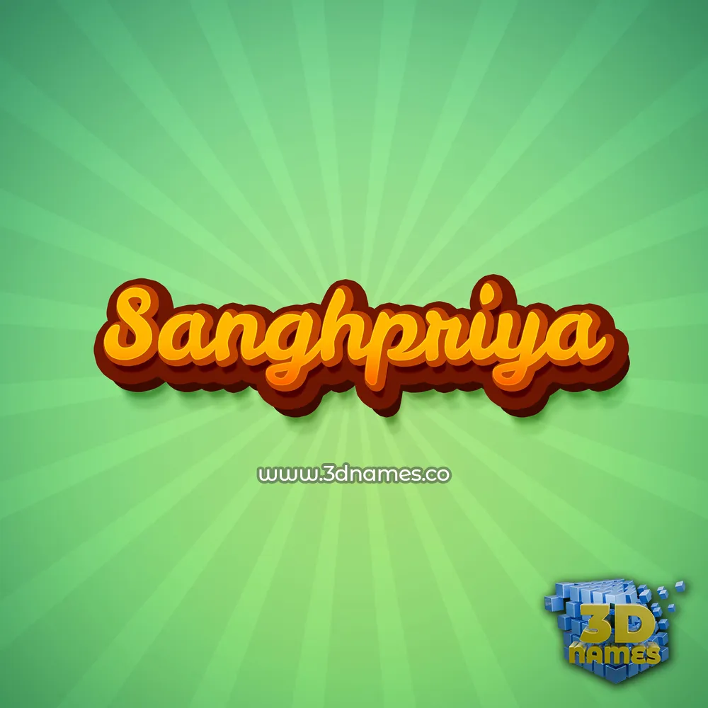 sanghpriya in Green Rays style - 3D name wallpaper