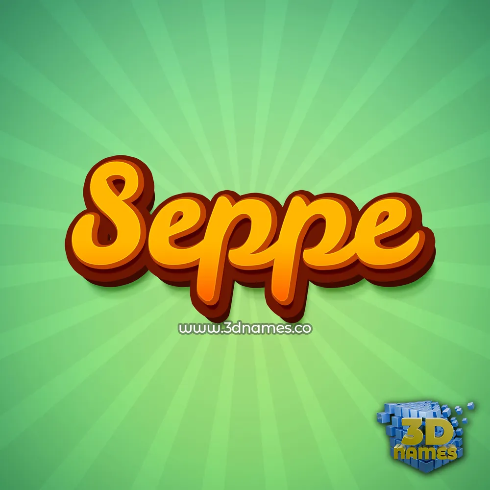 seppe in Green Rays style - 3D name wallpaper