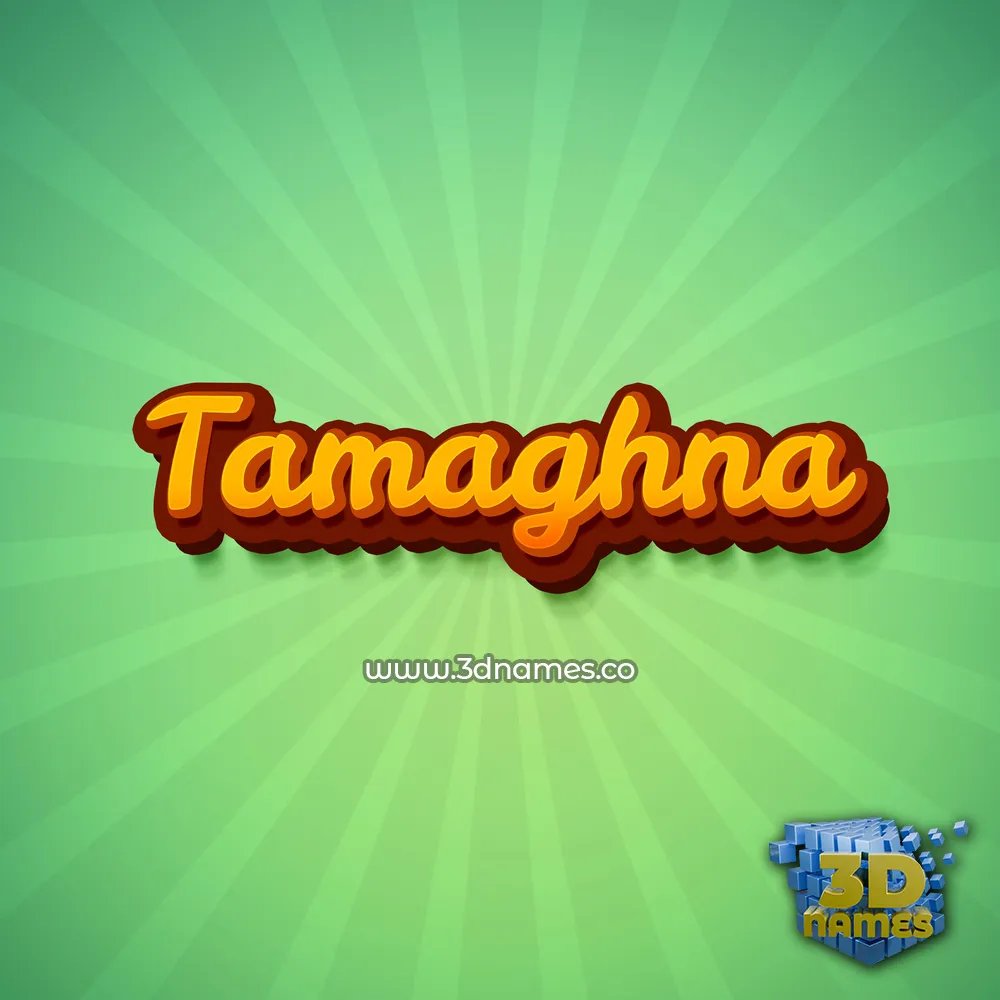 tamaghna in Green Rays style - 3D name wallpaper