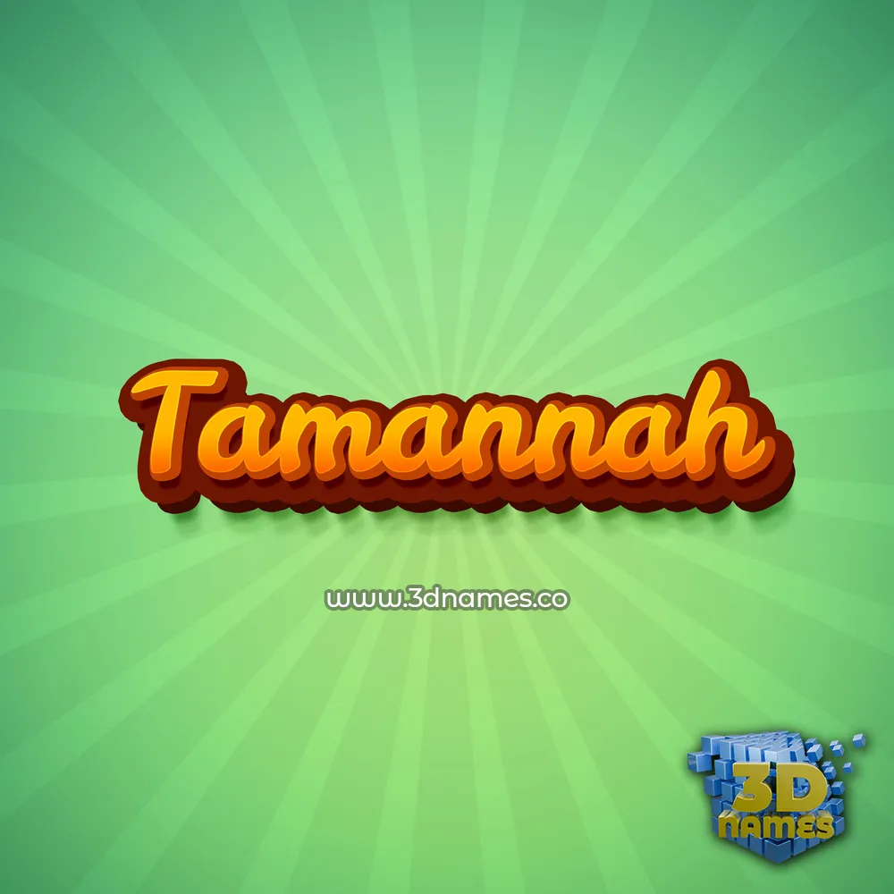 tamannah in Green Rays style - 3D name wallpaper