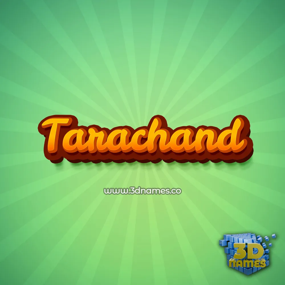 tarachand in Green Rays style - 3D name wallpaper
