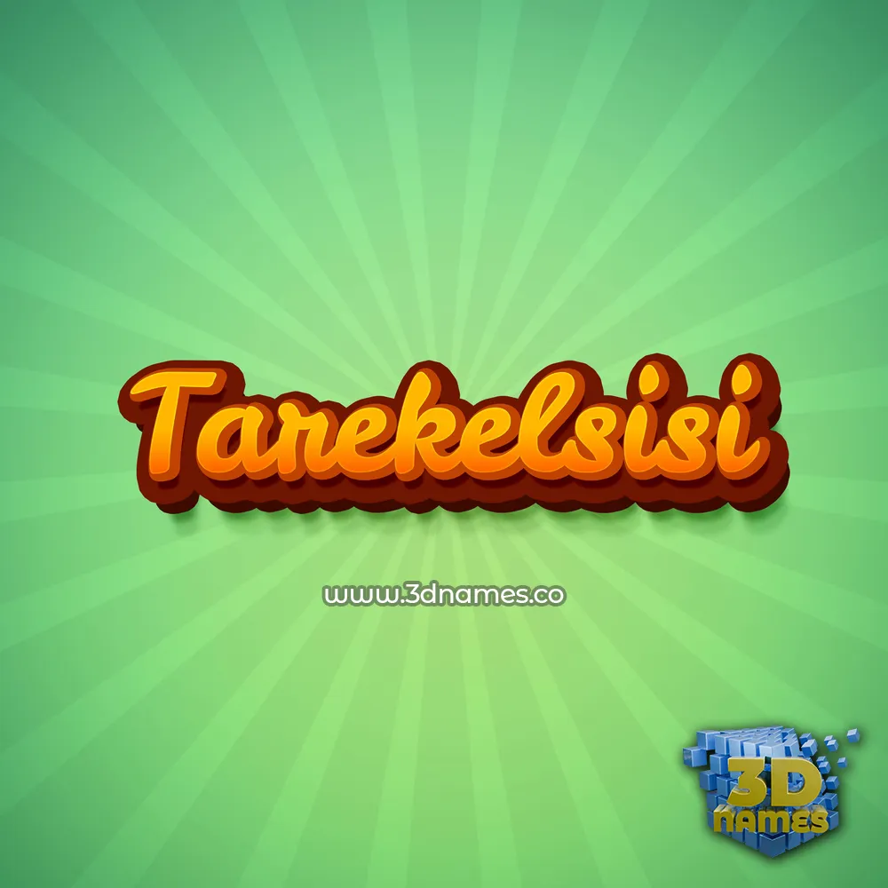 tarekelsisi in Green Rays style - 3D name wallpaper