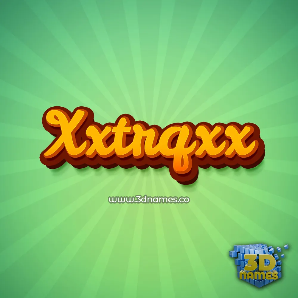 xxtrqxx in Green Rays style - 3D name wallpaper