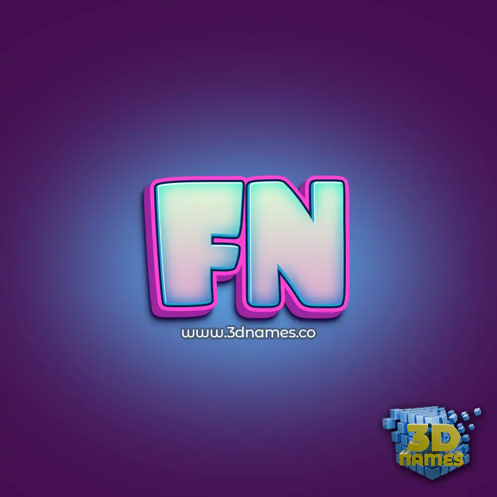 fn in Phat Purple style - 3D name wallpaper