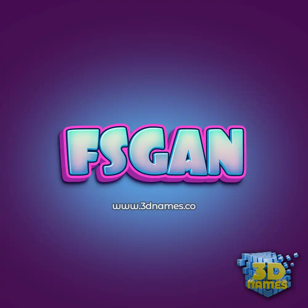 fsgan in Phat Purple style - 3D name wallpaper