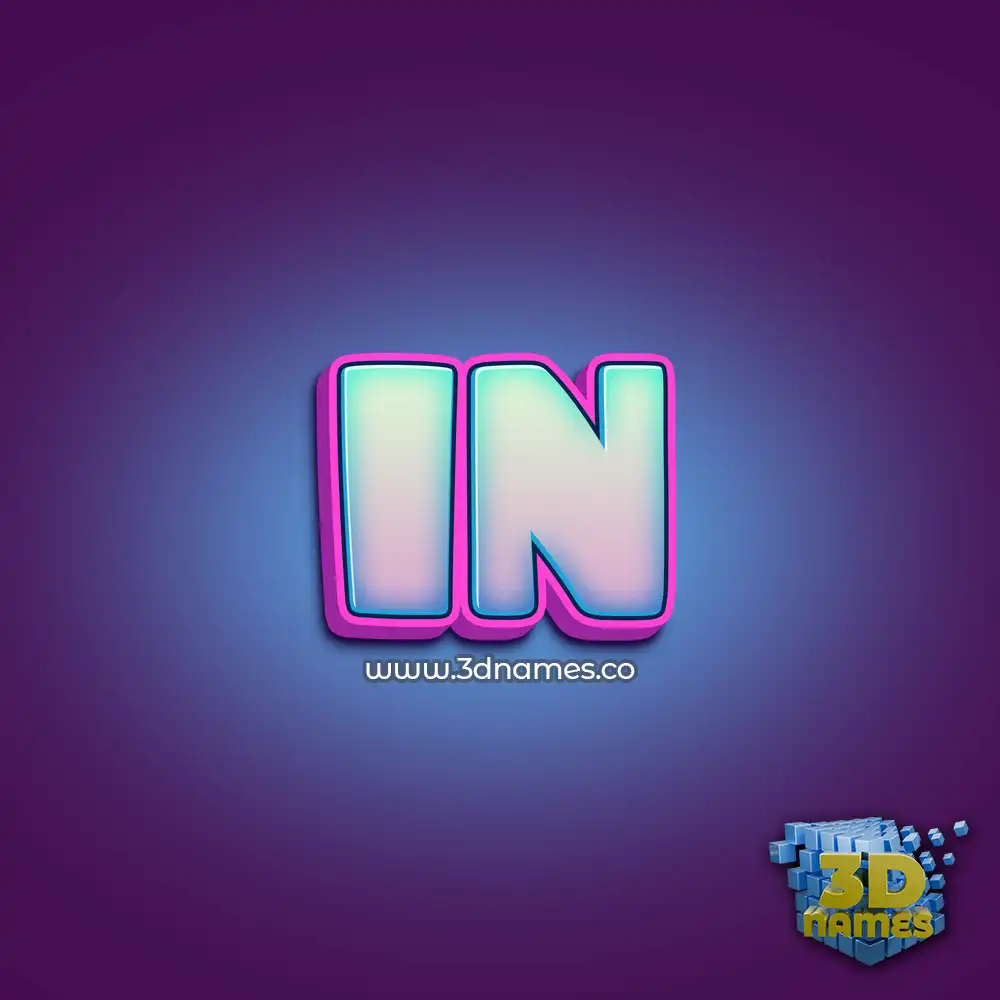 in in Phat Purple style - 3D name wallpaper
