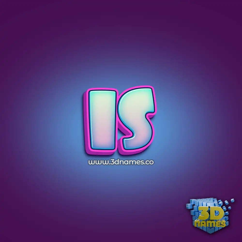 is in Phat Purple style - 3D name wallpaper
