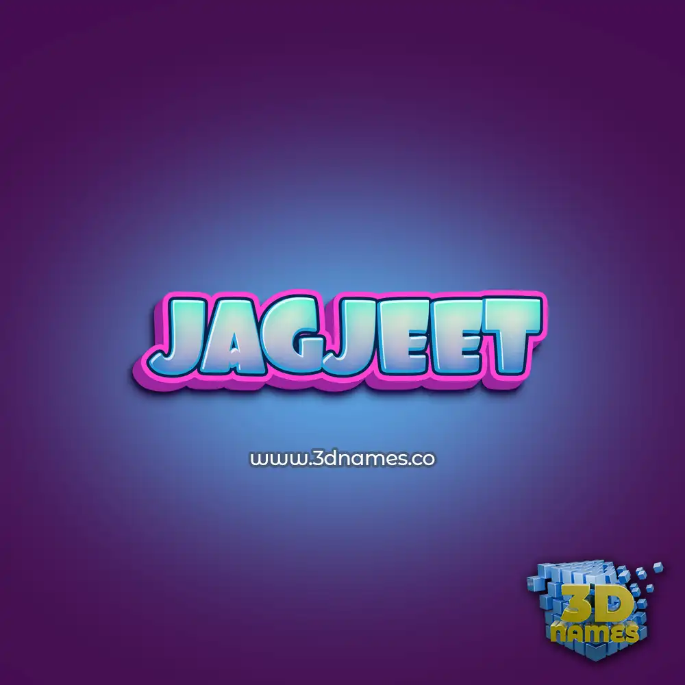 jagjeet in Phat Purple style - 3D name wallpaper