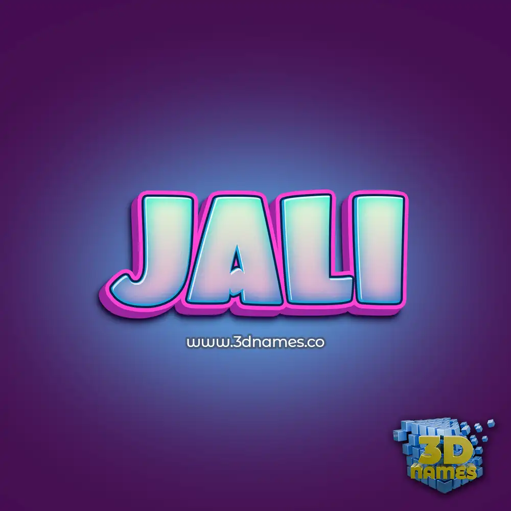 jali in Phat Purple style - 3D name wallpaper