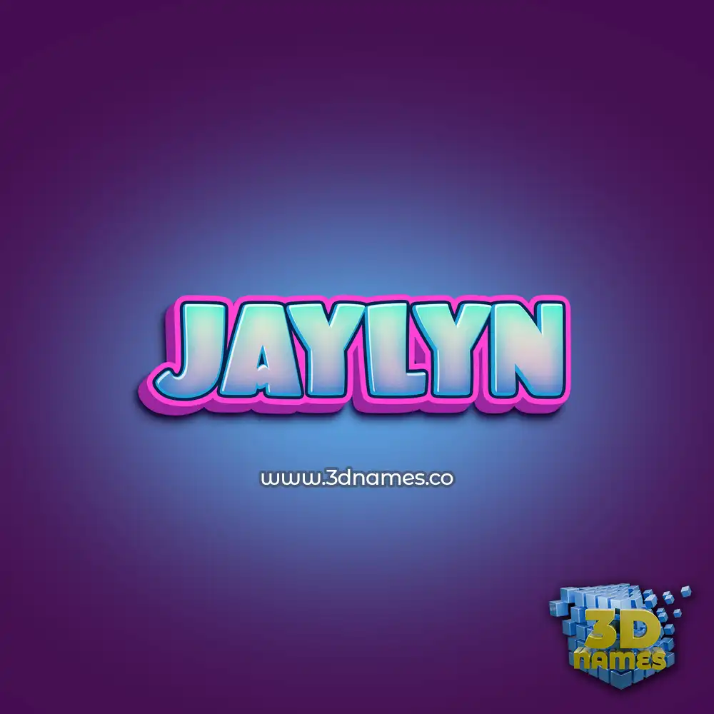 jaylyn in Phat Purple style - 3D name wallpaper