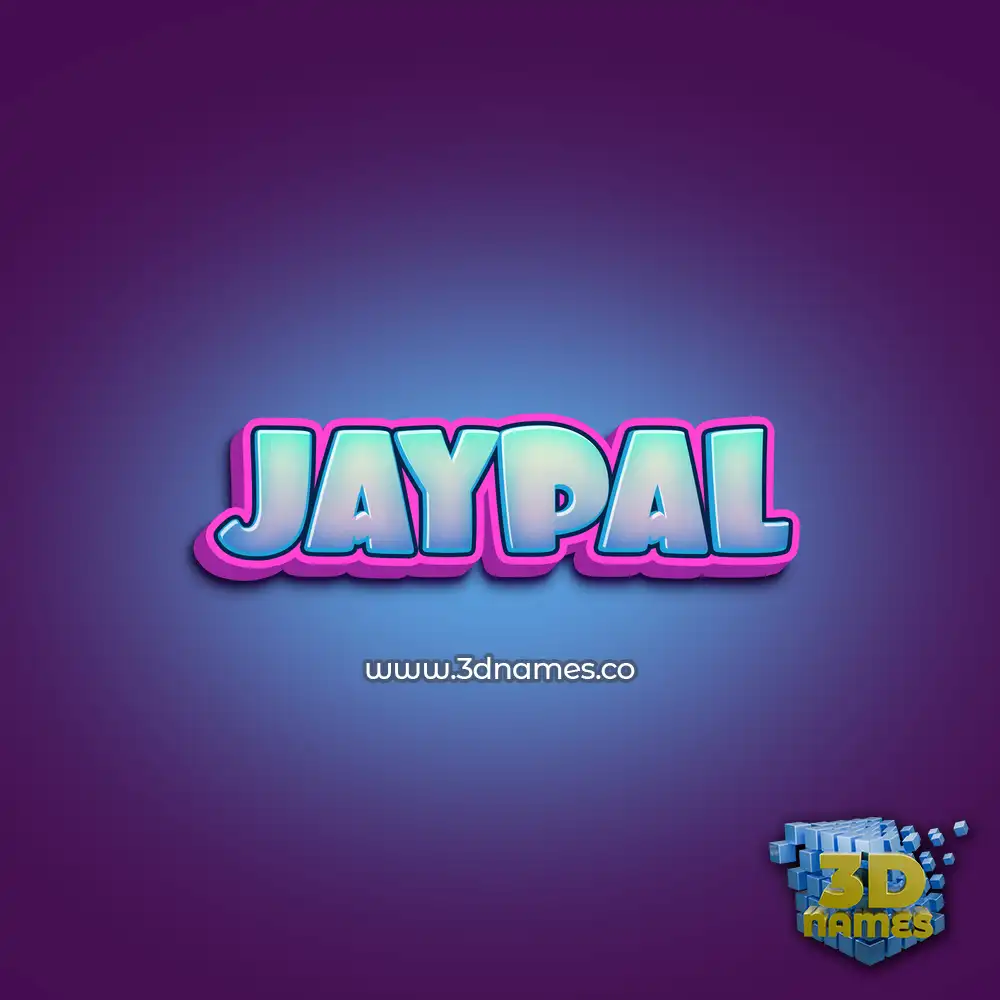 jaypal in Phat Purple style - 3D name wallpaper