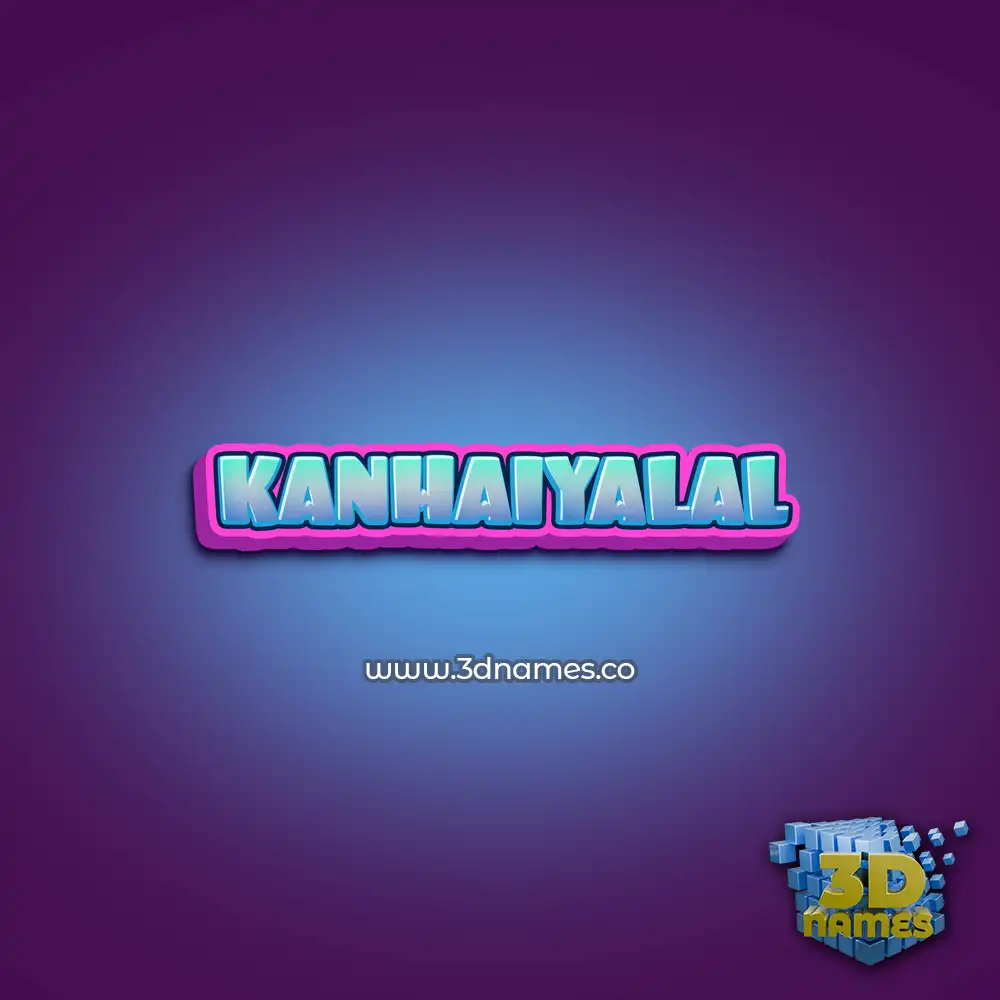 kanhaiyalal in Phat Purple style - 3D name wallpaper