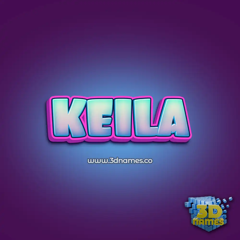 keila in Phat Purple style - 3D name wallpaper