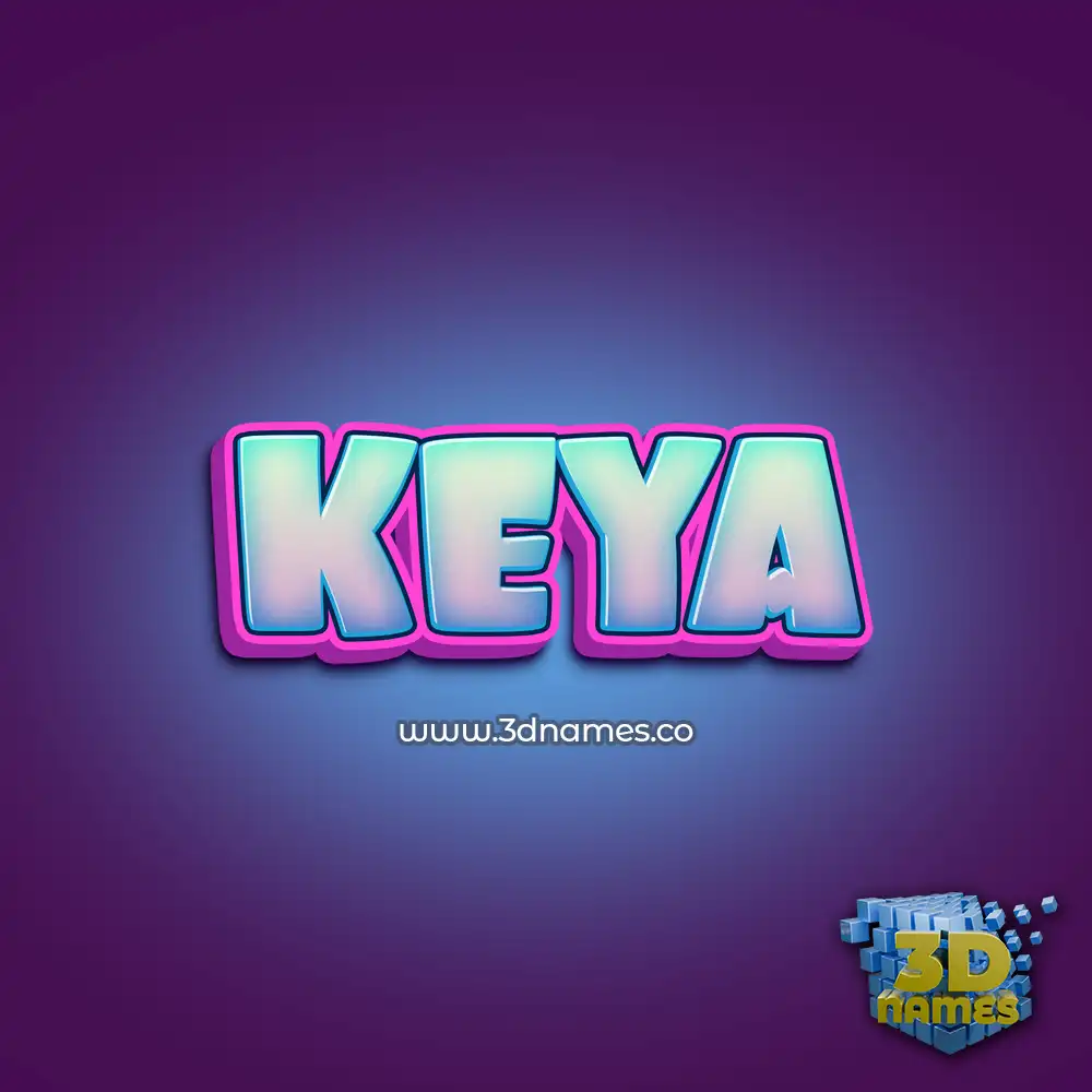 keya in Phat Purple style - 3D name wallpaper