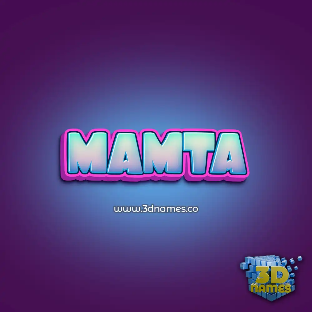 mamta in Phat Purple style - 3D name wallpaper
