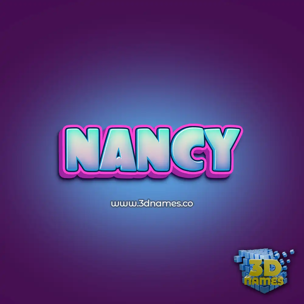 nancy in Phat Purple style - 3D name wallpaper