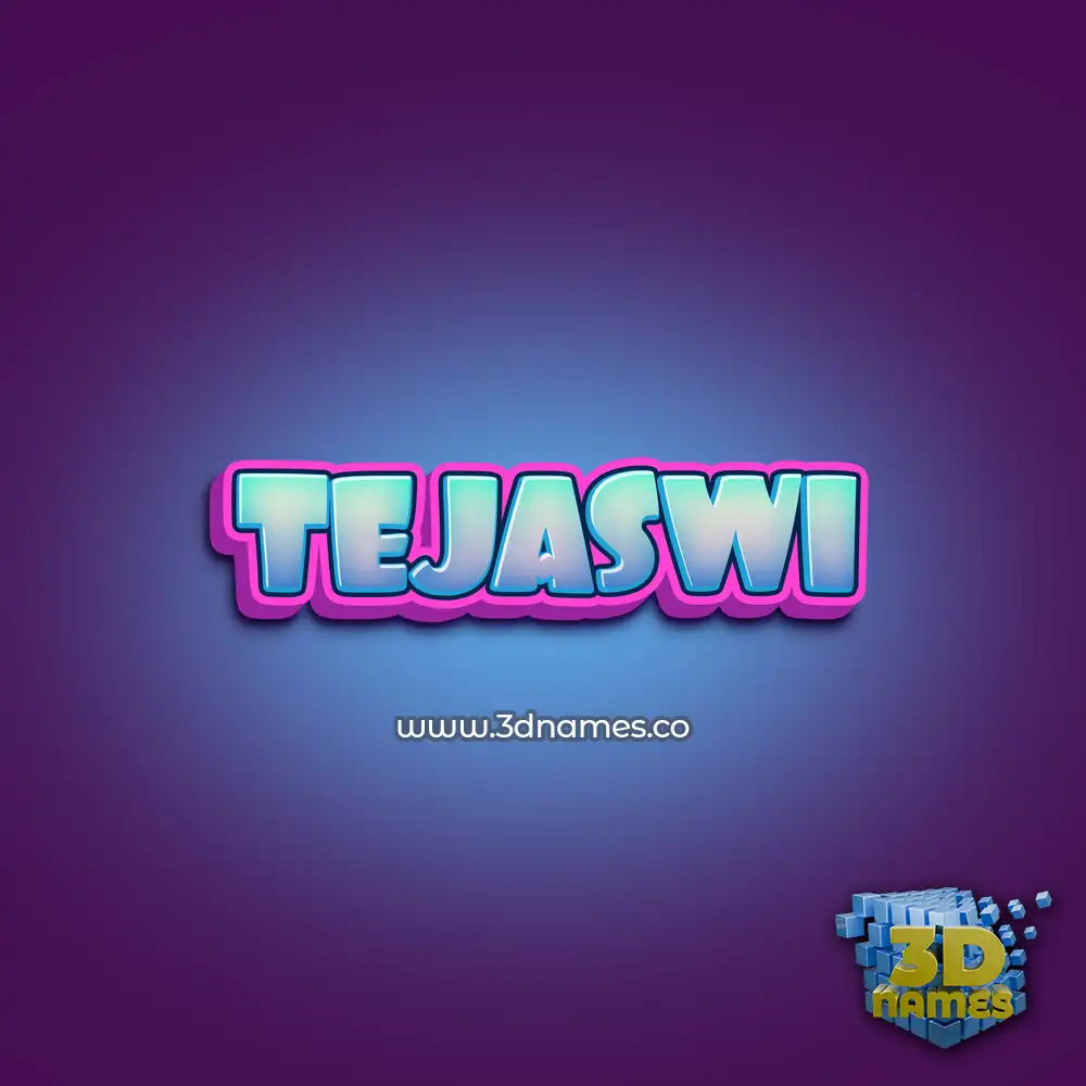 tejaswi in Phat Purple style - 3D name wallpaper