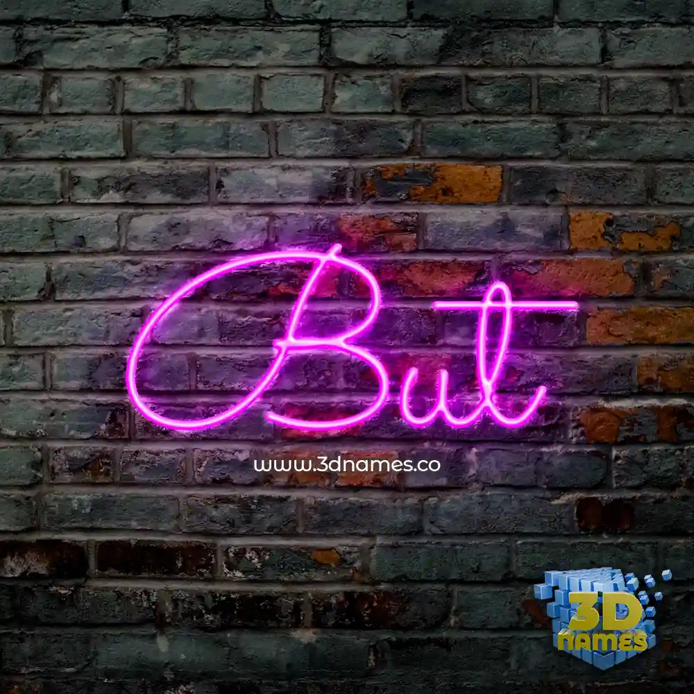 but in Pink Neon style - 3D name wallpaper