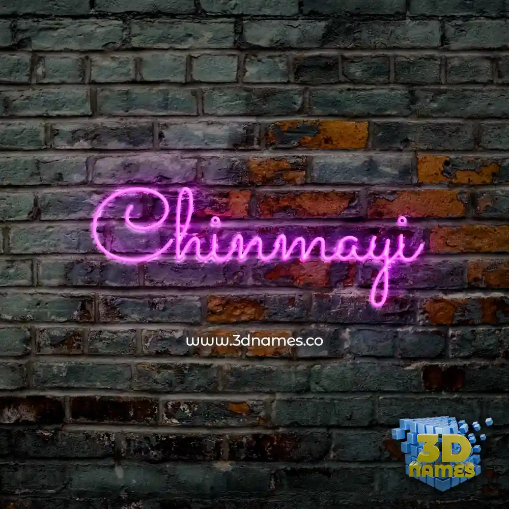 chinmayi in Pink Neon style - 3D name wallpaper