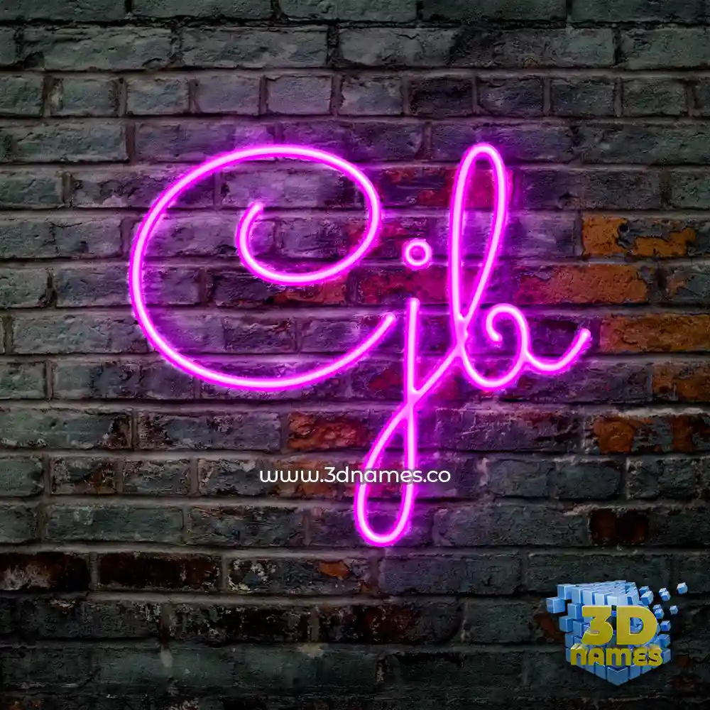 cjb in Pink Neon style - 3D name wallpaper