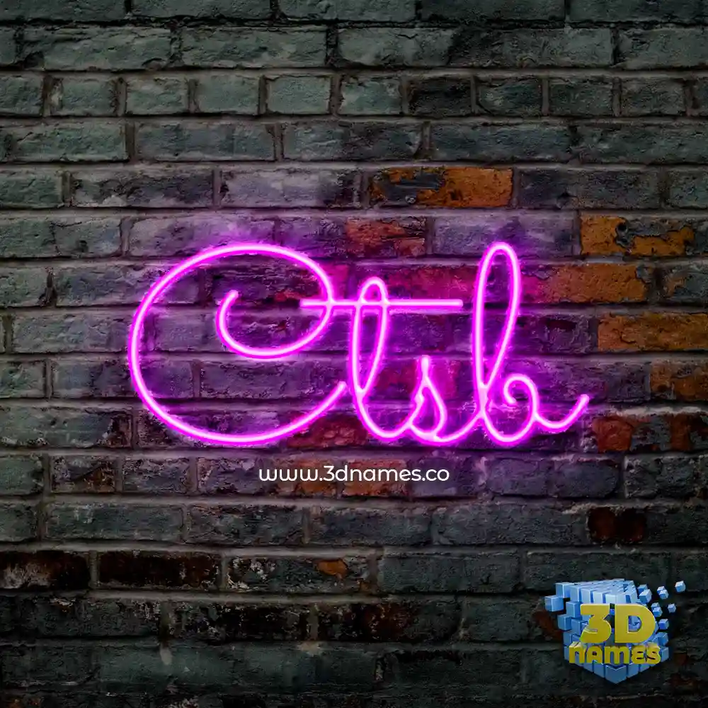 ctsb in Pink Neon style - 3D name wallpaper