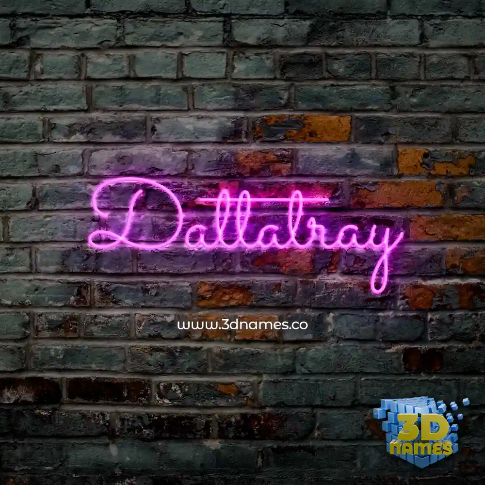 dattatray in Pink Neon style - 3D name wallpaper