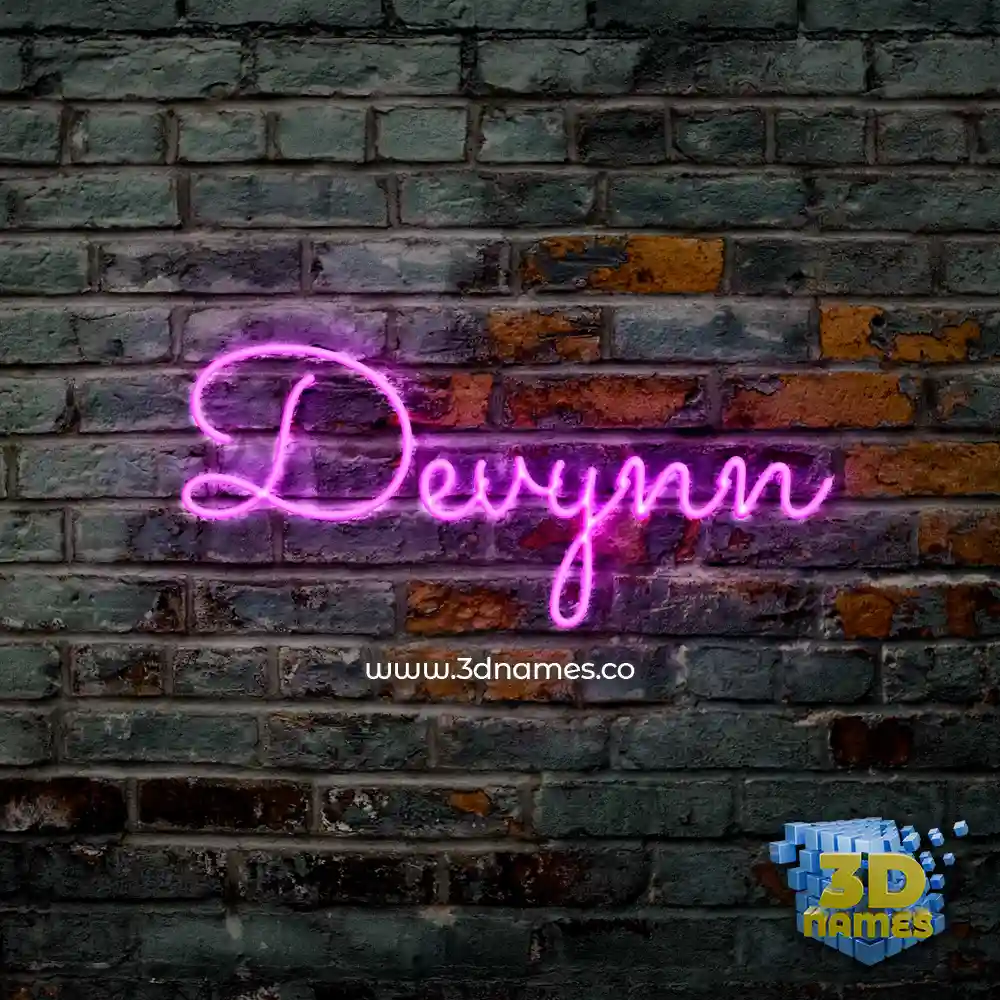 devynn in Pink Neon style - 3D name wallpaper