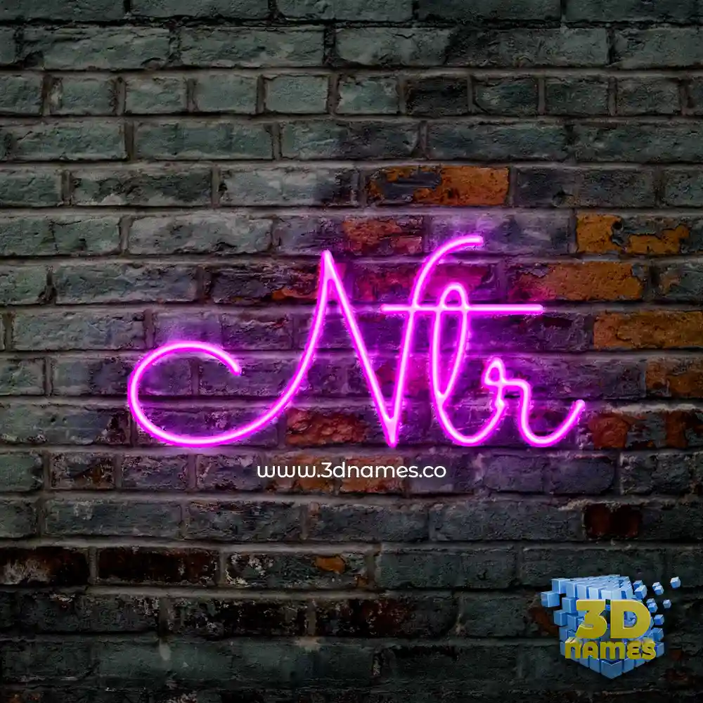 ntr in Pink Neon style - 3D name wallpaper