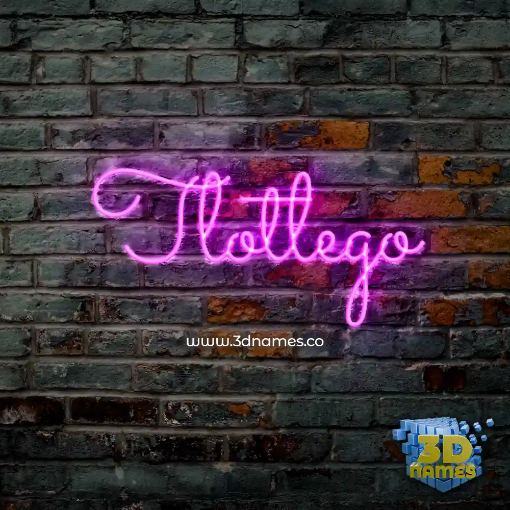 tlotlego in Pink Neon style - 3D name wallpaper