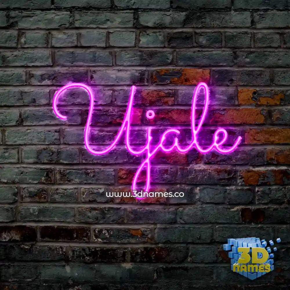 ujale in Pink Neon style - 3D name wallpaper