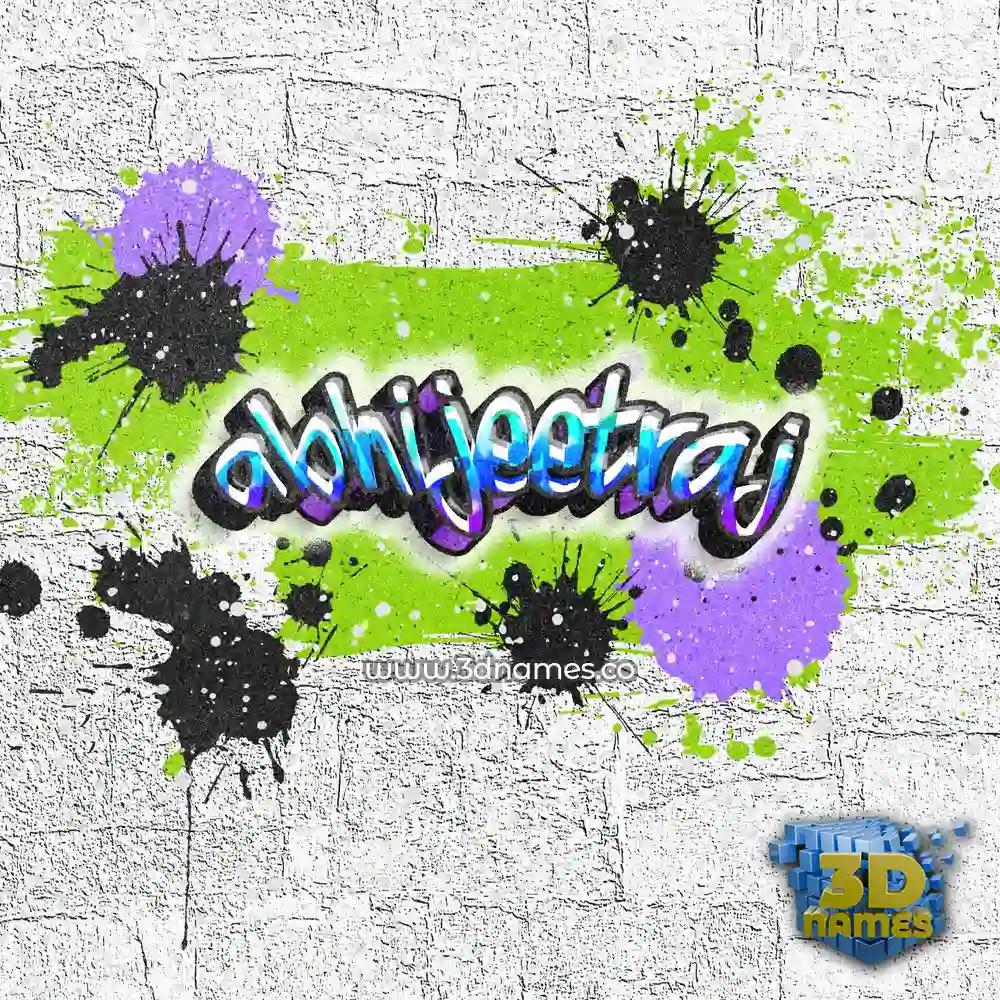 abhijeetraj in Graffiti Grunge style - 3D name wallpaper