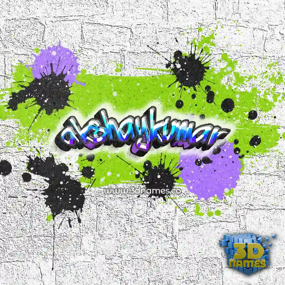 akshaykumar in Graffiti Grunge style - 3D name wallpaper