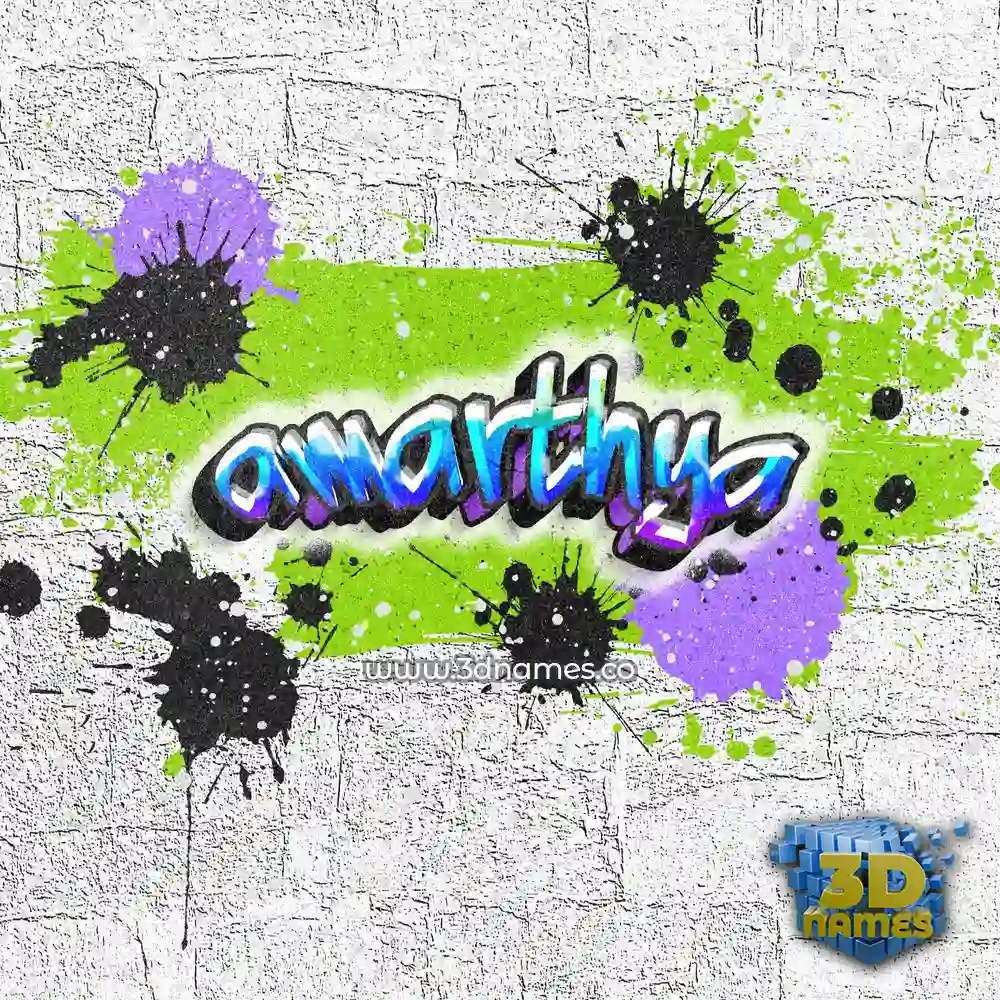 amarthya in Graffiti Grunge style - 3D name wallpaper