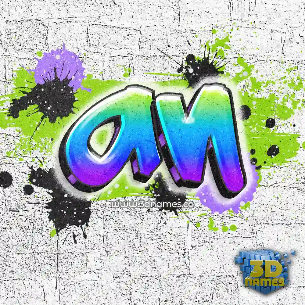 an in Graffiti Grunge style - 3D name wallpaper