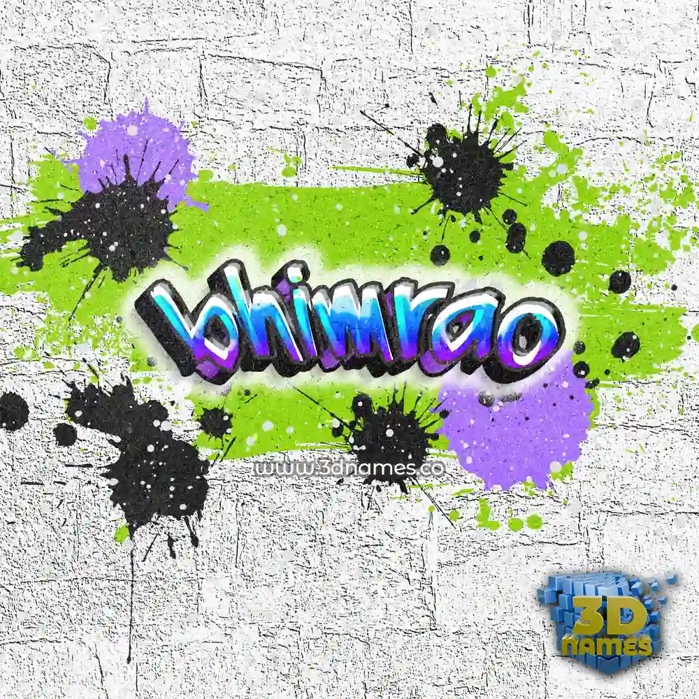 bhimrao in Graffiti Grunge style - 3D name wallpaper