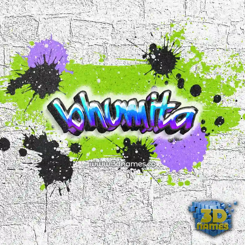 bhumita in Graffiti Grunge style - 3D name wallpaper