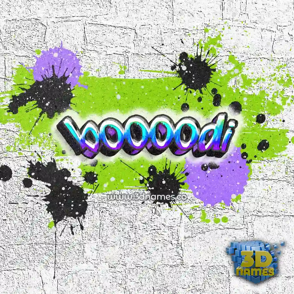 boooodi in Graffiti Grunge style - 3D name wallpaper