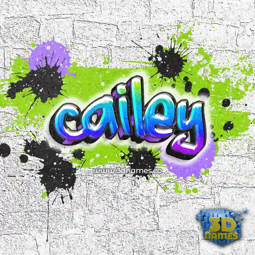 cailey in Graffiti Grunge style - 3D name wallpaper