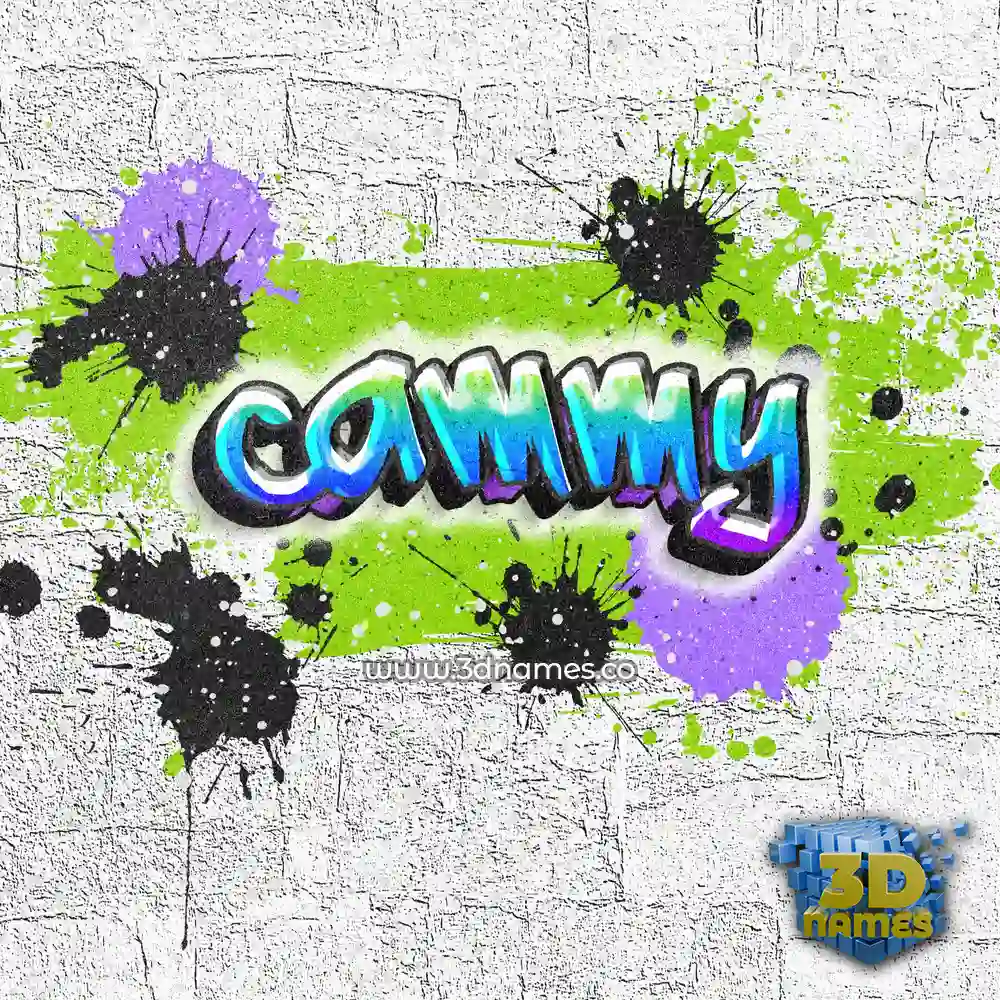 cammy in Graffiti Grunge style - 3D name wallpaper