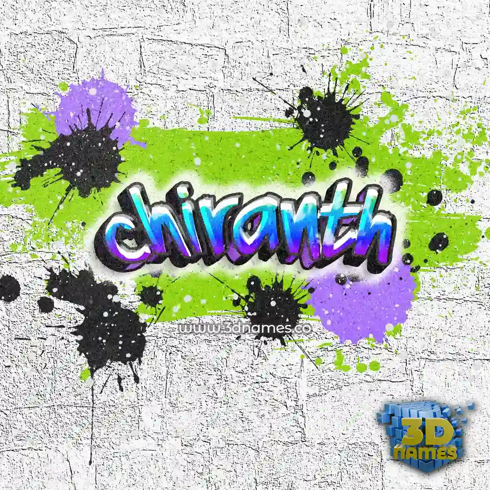chiranth in Graffiti Grunge style - 3D name wallpaper
