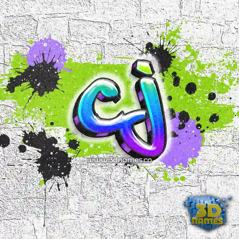 cj in Graffiti Grunge style - 3D name wallpaper