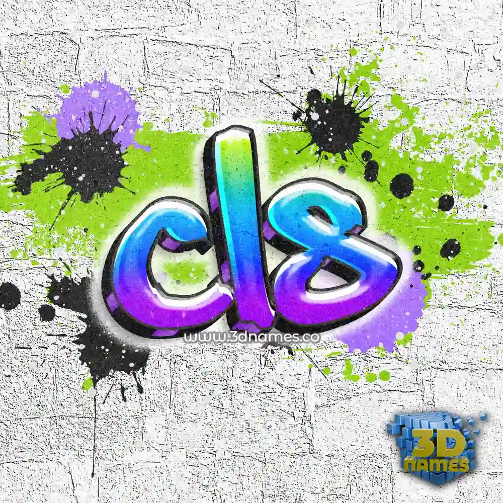 cls in Graffiti Grunge style - 3D name wallpaper