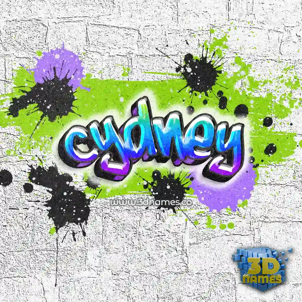 cydney in Graffiti Grunge style - 3D name wallpaper